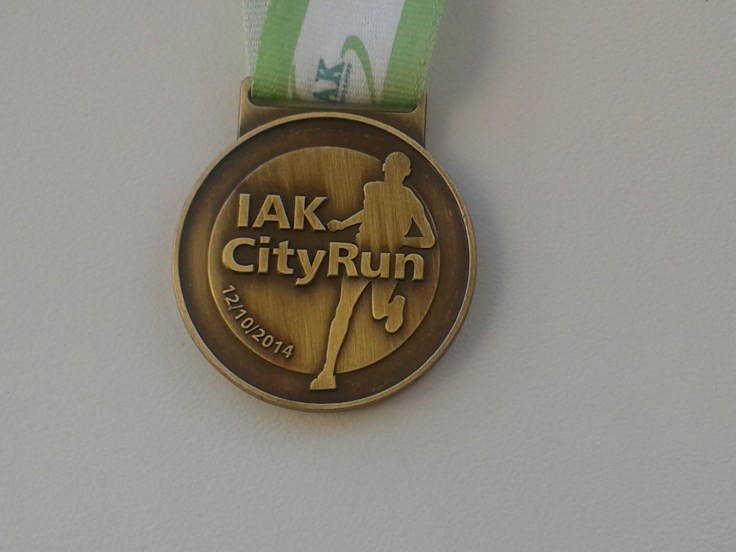 IAK City Run Medal