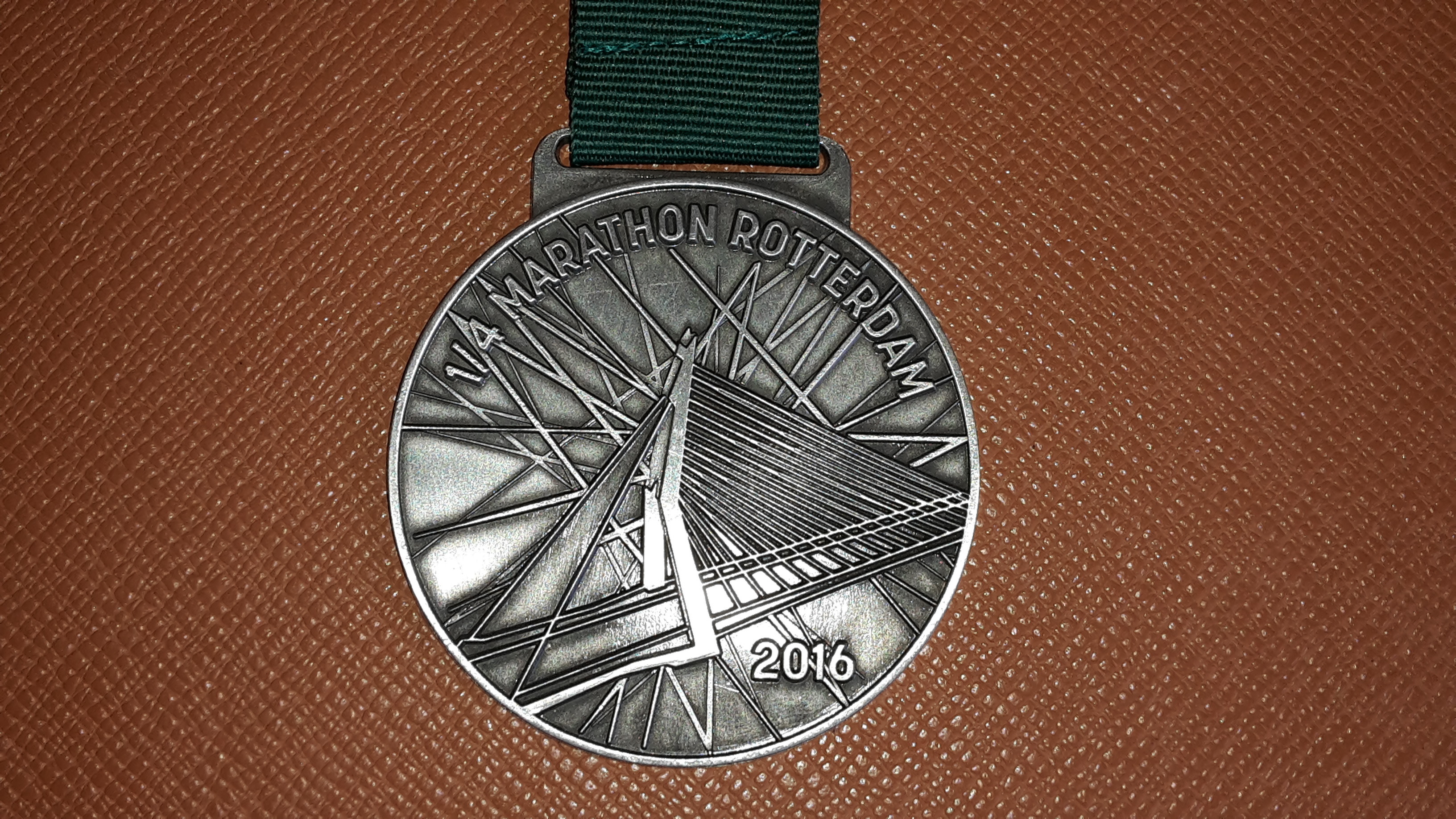 NETHERLANDS 7th INTERNATIONAL MARATHON ROTTERDAM 1987 Medal 59.6mm 66.5g B8