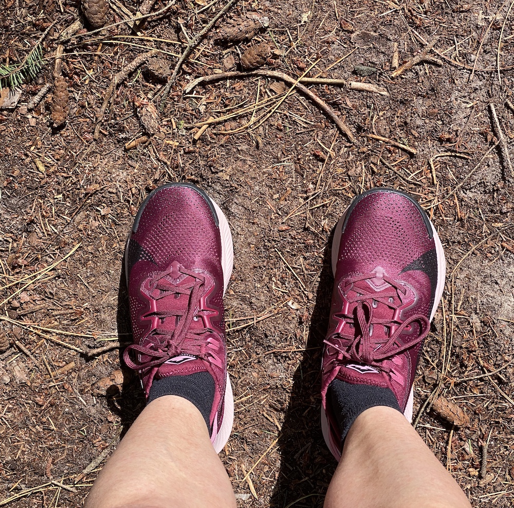 nike pegasus trail 2 on foot
